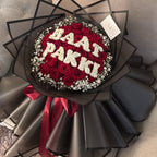 Premium rose skirt bouquet (customisable top lettering)