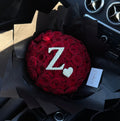 Premium initial rose bouquet- 50 rose