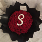 Premium rose initial bouquet- 60 roses