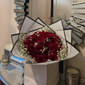 Red rose grad bouquet