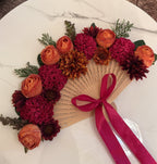 Mehndi fan bouquet